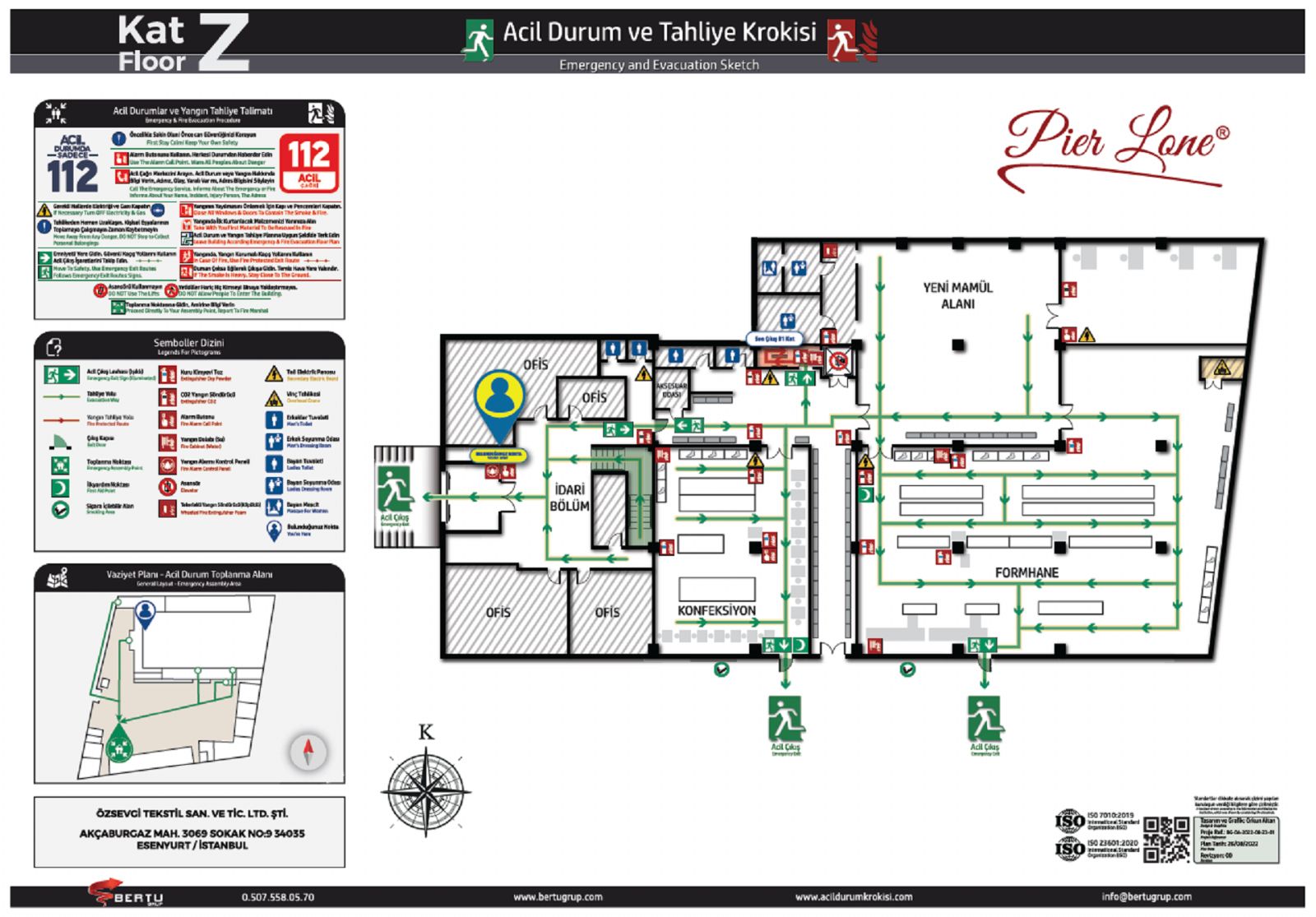 Tahliye Planı ve Acil Durum Krokisi Galerimiz